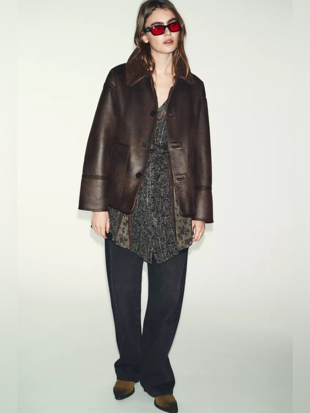NWT Zara REVERSIBLE DOUBLE-FACED JACKET